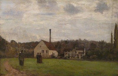 The Little Factory by Camille Jacob Pissarro